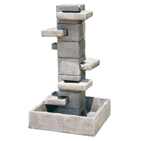 6 Tier Tray Fountain | Solid Rock Stone Works