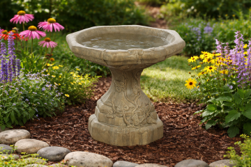 Ivy Birdbath