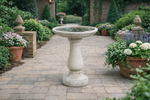 Oval Plain / Small Plain Birdbath