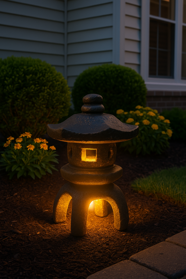 Japanese Concrete Lantern – 17