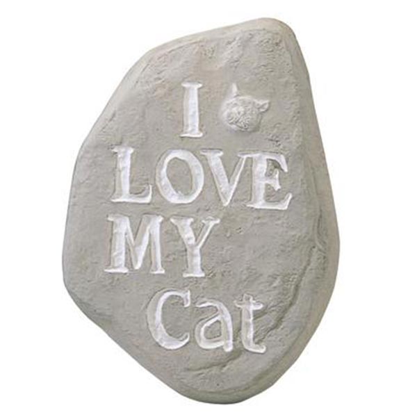 Love My Cat Stone | Solid Rock Stone Works