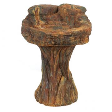 Rustic Birdbath