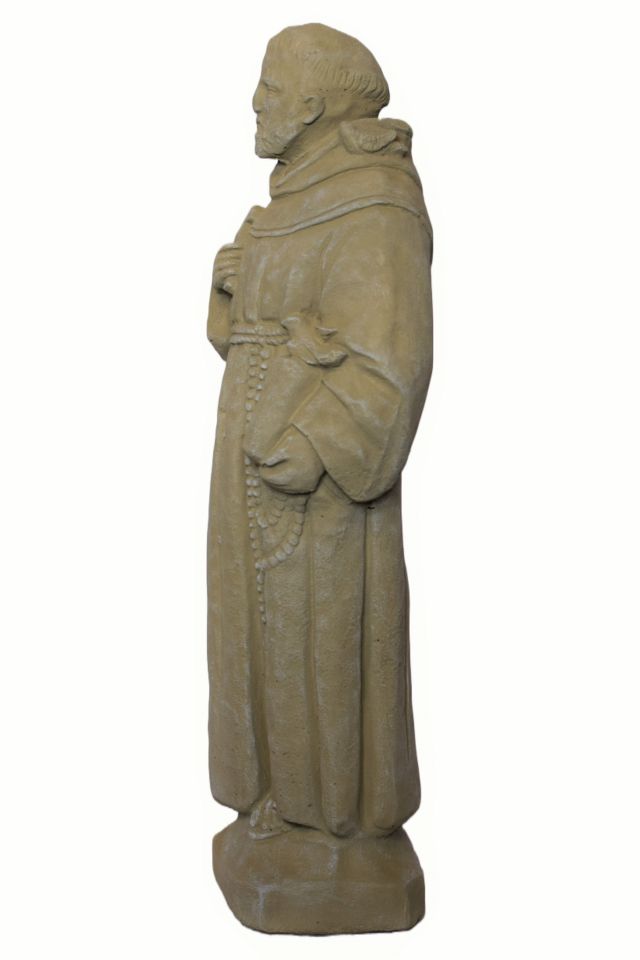 Solid Rock Stone Works St. Francis Statue - Thumbnail 4